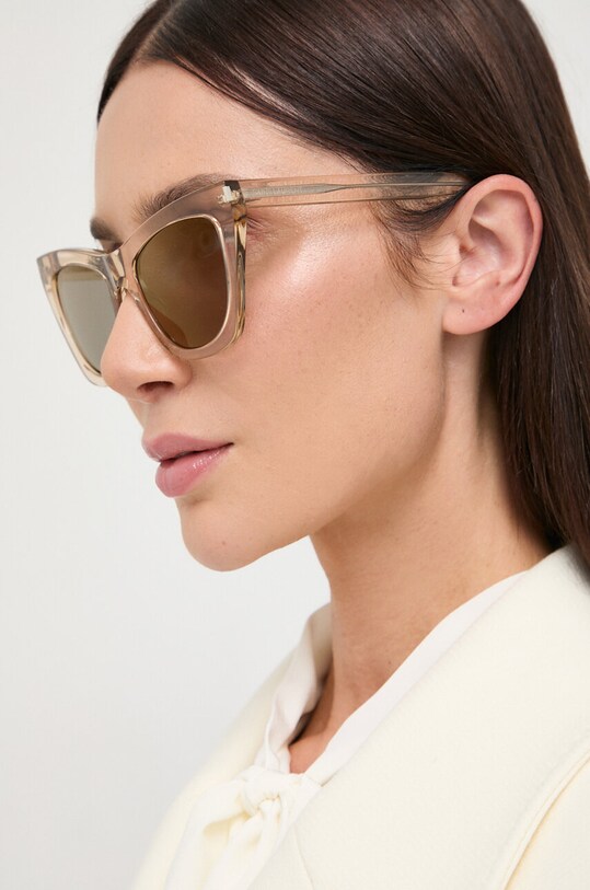 Saint Laurent okulary przeciwsłoneczne SL.214.KATE transparentny