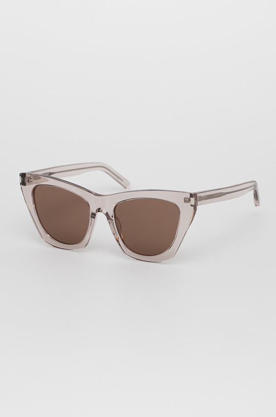 Saint Laurent okulary przeciwsłoneczne KATE SL.214.KATE beżowy AA00