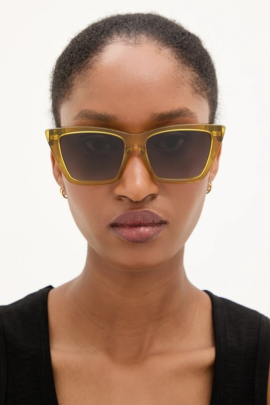 Saint Laurent okulary przeciwsłoneczne MICA SL.276.MICA żółty