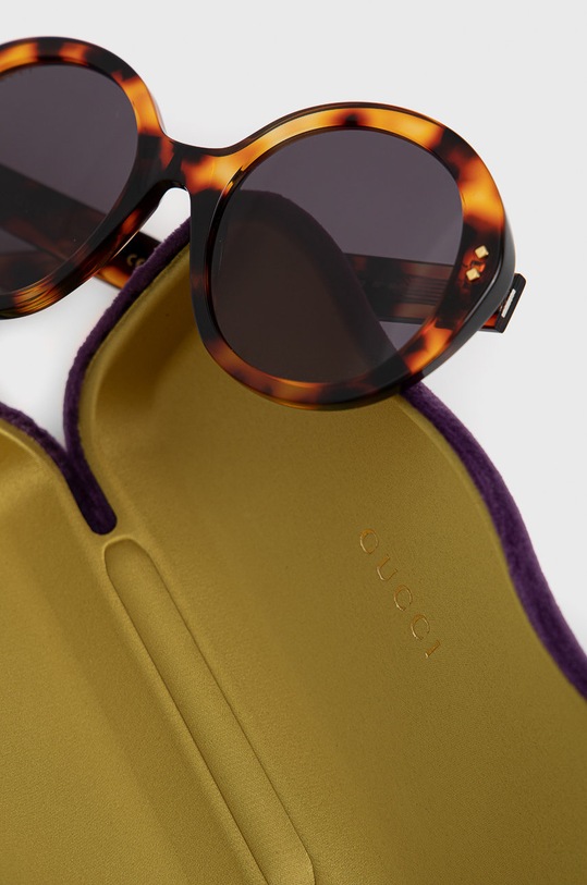 Gucci okulary przeciwsłoneczne GG1081S brązowy