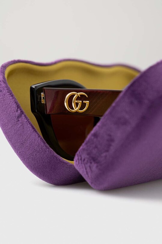 Gucci okulary przeciwsłoneczne GG0957S bordowy