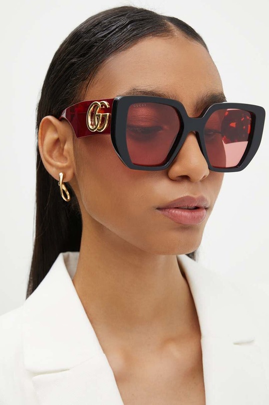 Gucci okulary przeciwsłoneczne czarny GG0956S