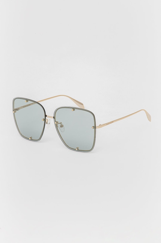 Alexander McQueen okulary przeciwsłoneczne AM0364S zielony AA00