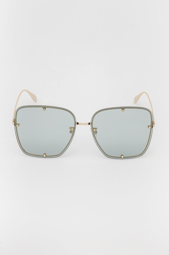 Akcesoria Alexander McQueen okulary przeciwsłoneczne AM0364S zielony