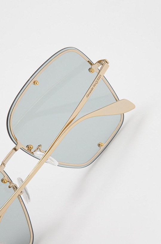 Alexander McQueen okulary przeciwsłoneczne zielony AM0364S