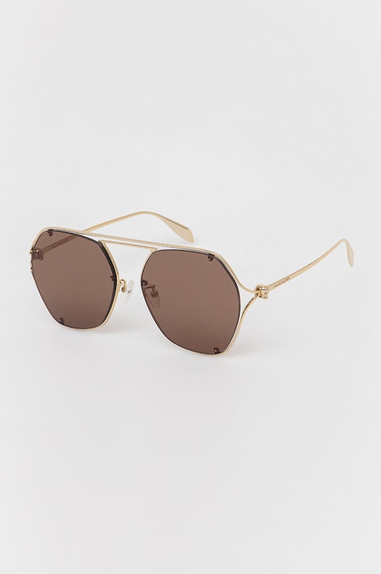 Γυαλιά ηλίου Alexander McQueen AM0367S χρυσαφί AA00