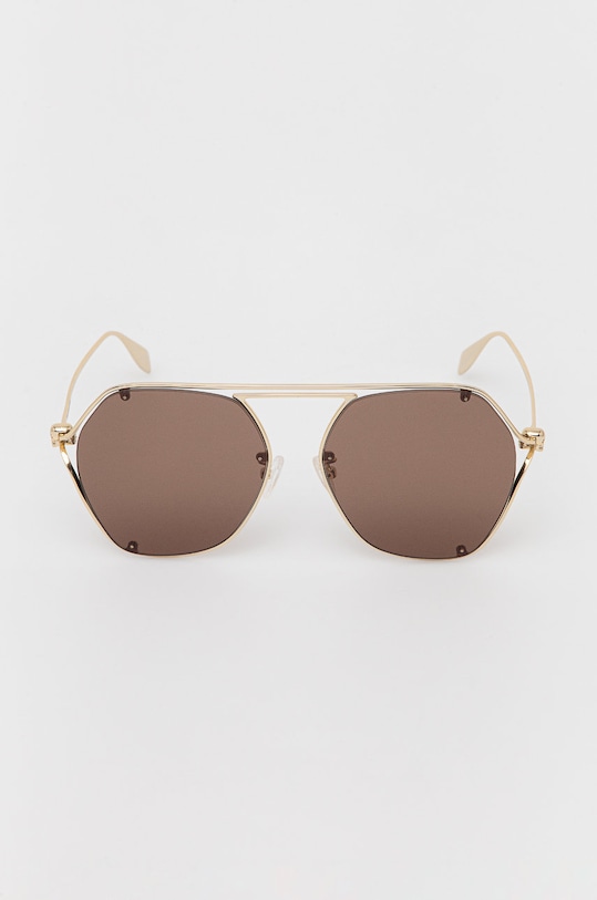 Doplnky Slnečné okuliare Alexander McQueen AM0367S zlatá