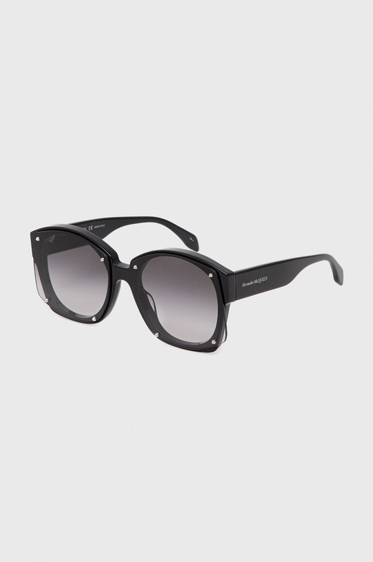 Alexander McQueen okulary przeciwsłoneczne AM0334S czarny AA00
