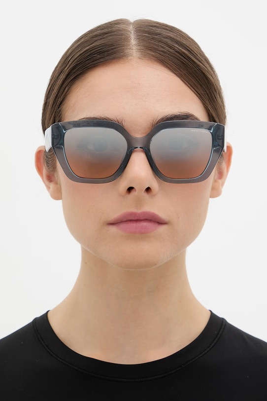 Armani Exchange okulary przeciwsłoneczne damskie 0AX4125SU turkusowy AA00