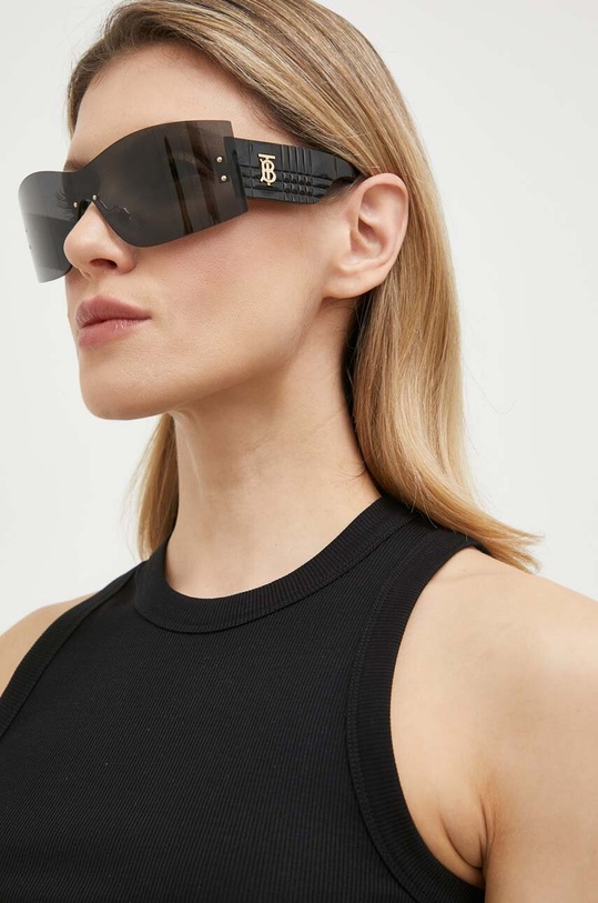 Солнцезащитные очки Burberry авиатор чёрный 0BE3137