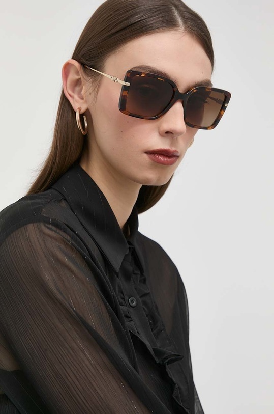 Michael Kors okulary przeciwsłoneczne CASTELLINA jednolita brązowy 0MK2174U