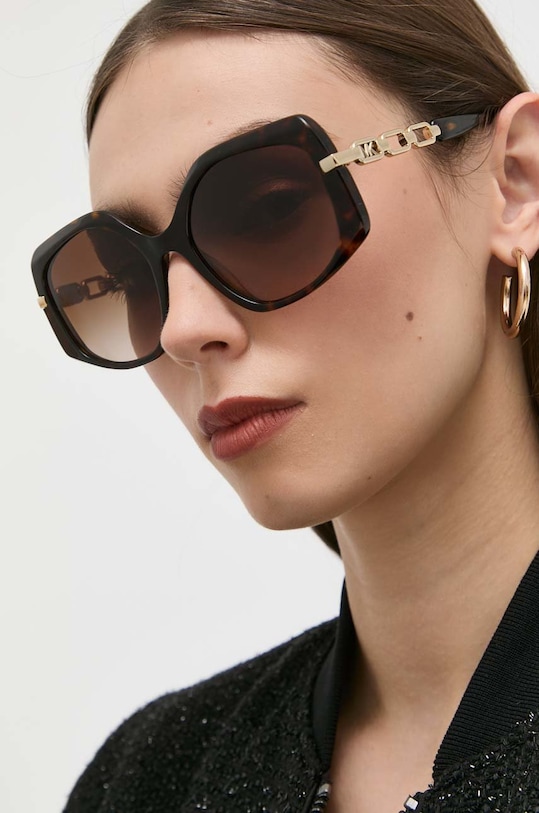 Michael Kors okulary przeciwsłoneczne CHEYENNE jednolita brązowy 0MK2177