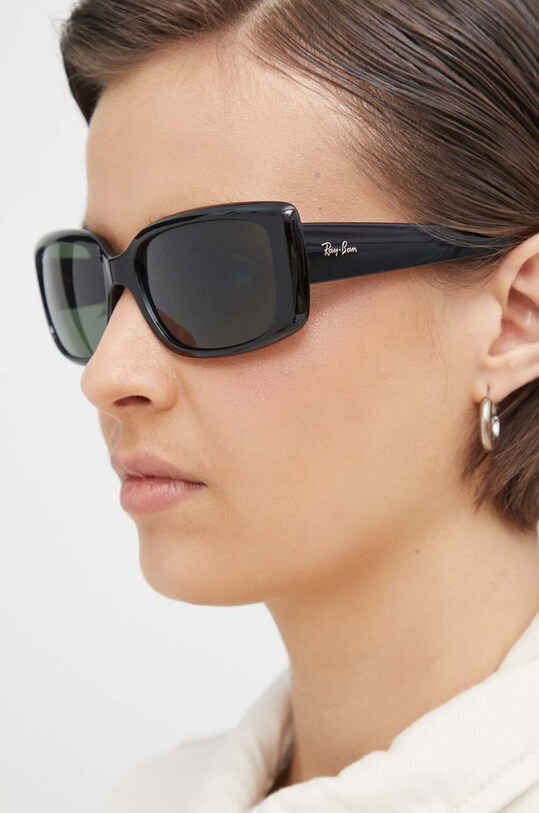 Ray-Ban ochelari de soare 0RB4389 negru AA00