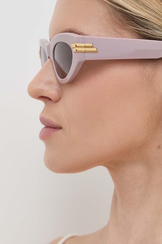 Bottega Veneta okulary przeciwsłoneczne BV1189S różowy