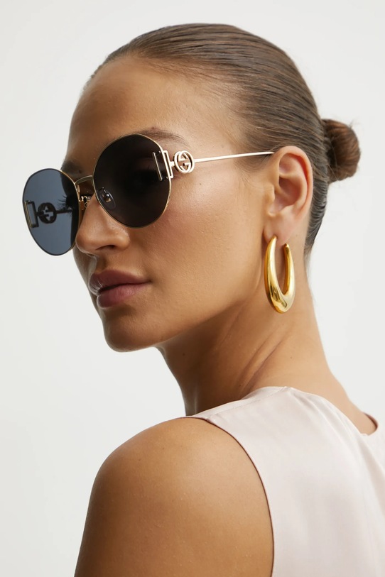 Gucci okulary przeciwsłoneczne jednolita czarny GG1206SA