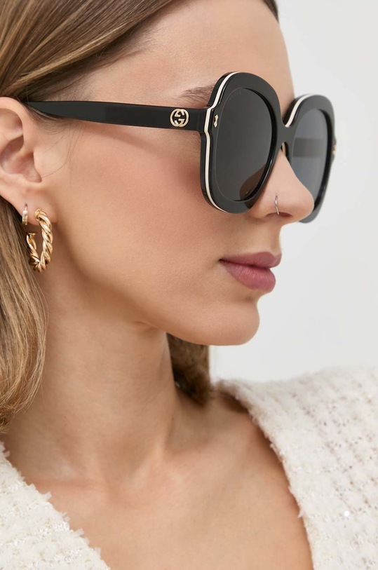 Сонцезахисні окуляри Gucci геометрична чорний GG1240S