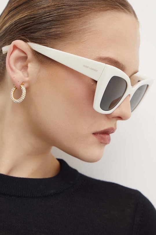 Slnečné okuliare Saint Laurent SL.552 biela