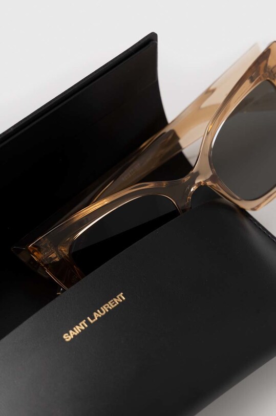 Сонцезахисні окуляри Saint Laurent коричневий SL.552