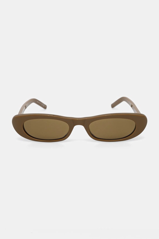 Saint Laurent okulary przeciwsłoneczne SHADE SL.557.SHADE brązowy AA00