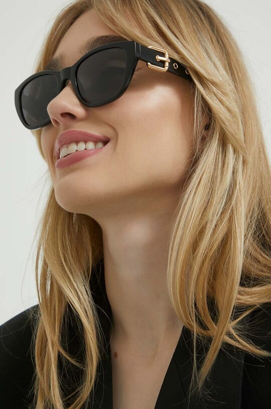 Moschino ochelari de soare uniforme negru MOS130/S