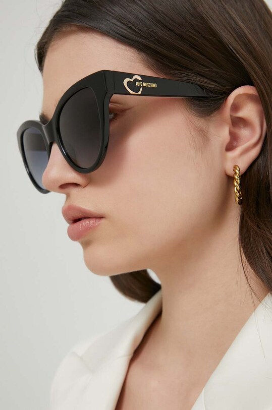 Love Moschino okulary przeciwsłoneczne MOL053/S czarny AA00