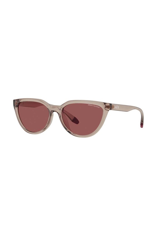 Akcesoria Armani Exchange okulary przeciwsłoneczne 0AX4130SU beżowy