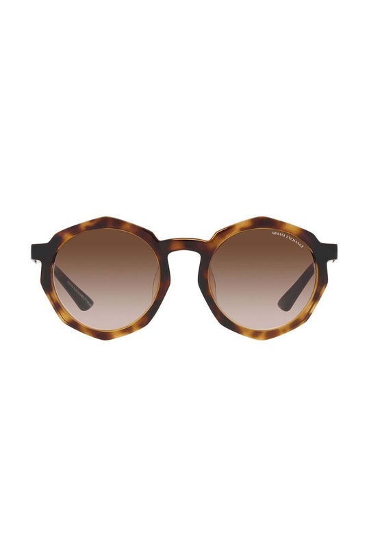 Armani Exchange okulary przeciwsłoneczne 0AX4132SU brązowy AA00