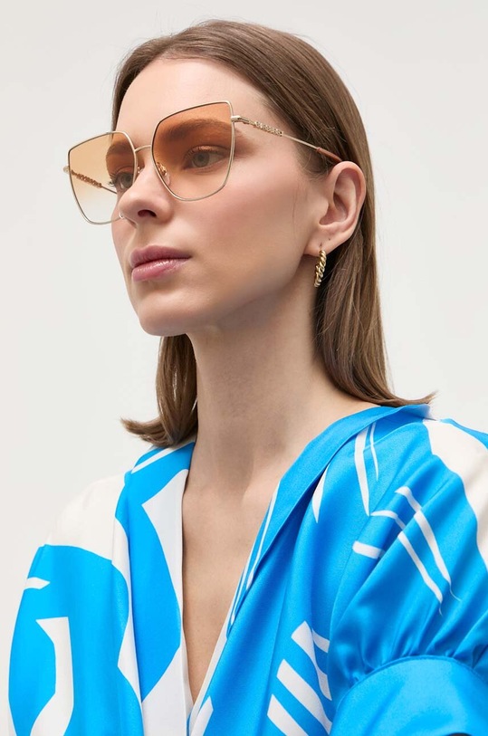 Burberry okulary przeciwsłoneczne ALEXIS gradientowa czerwony 0BE3143