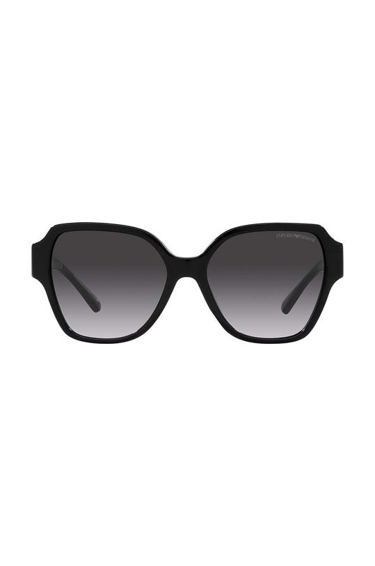 Emporio Armani okulary przeciwsłoneczne geometryczne czarny 0EA4202