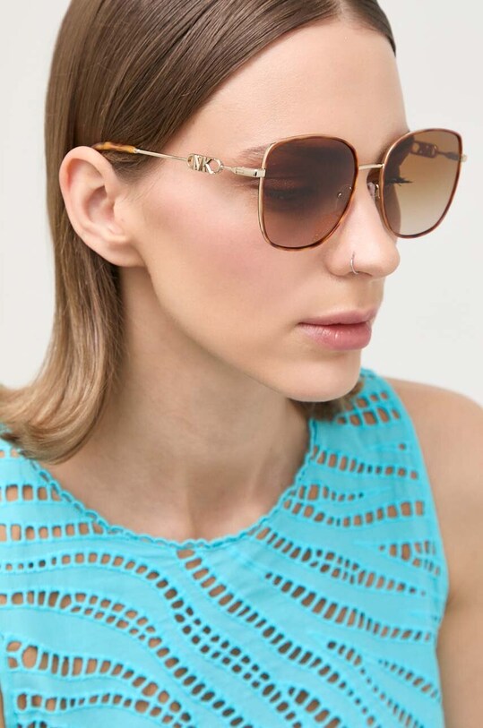 Michael Kors ochelari de soare ochi de pisică rosu 0MK1129J