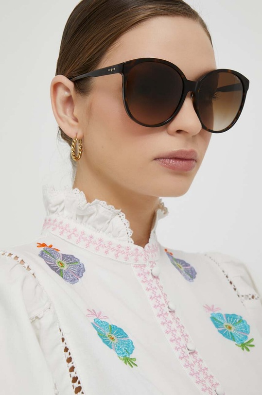 VOGUE okulary przeciwsłoneczne jednolita brązowy 0VO5509S