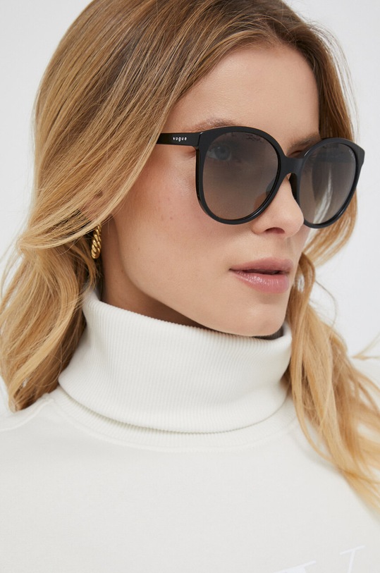 VOGUE okulary przeciwsłoneczne jednolita czarny 0VO5509S