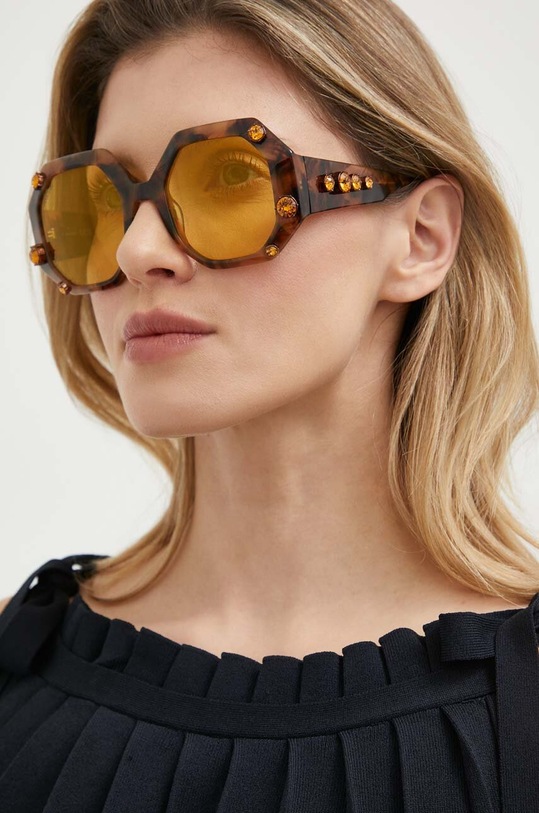 Sluneční brýle Swarovski 56349748 CONSTELLA 5634748 hnědá