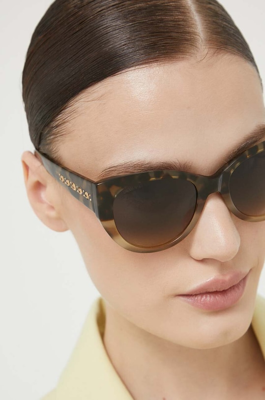 Swarovski okulary przeciwsłoneczne 56349753 MILLENIA kocie oczy brązowy 5634753