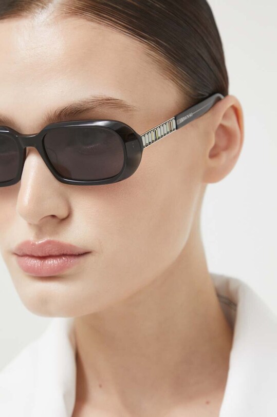Swarovski ochelari de soare 56499035 MATRIX dreptunghiular negru 5649035