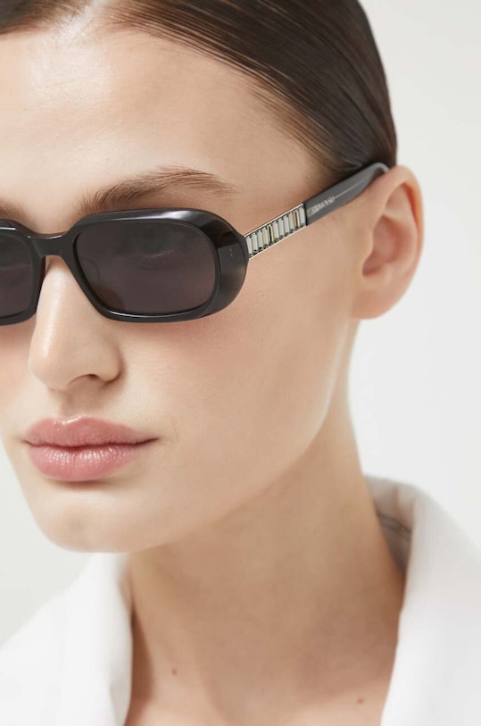 Sluneční brýle Swarovski 56499035 MATRIX obdélníkový černá 5649035