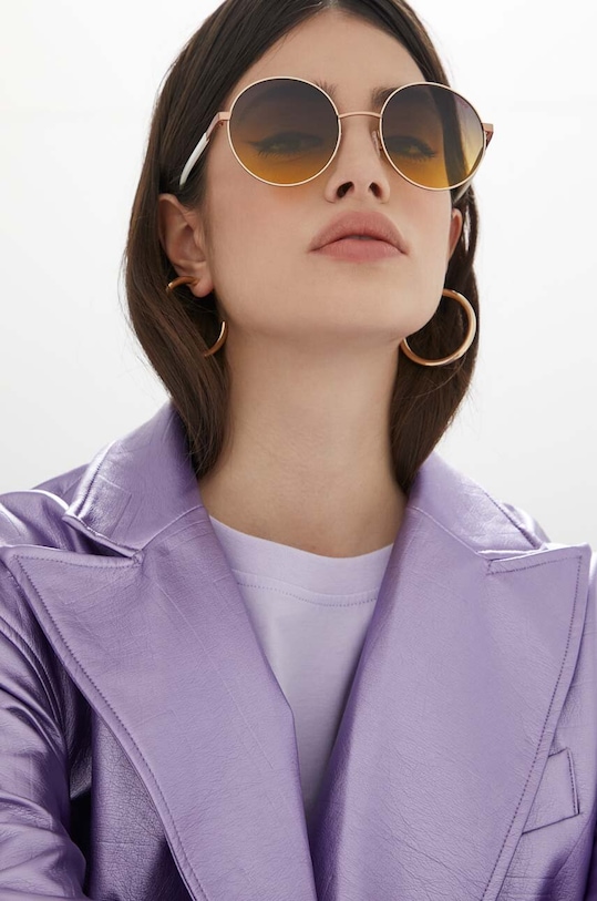 Sluneční brýle HUGO 1237/S kulaté zlatá HG.1237/S