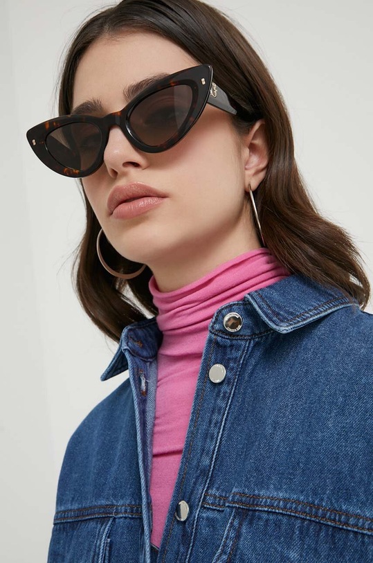 Сонцезахисні окуляри DSQUARED2 котячі очі коричневий D2.0092/S