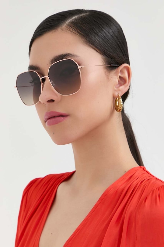 BOSS okulary przeciwsłoneczne gradientowa złoty BOSS.1532/S