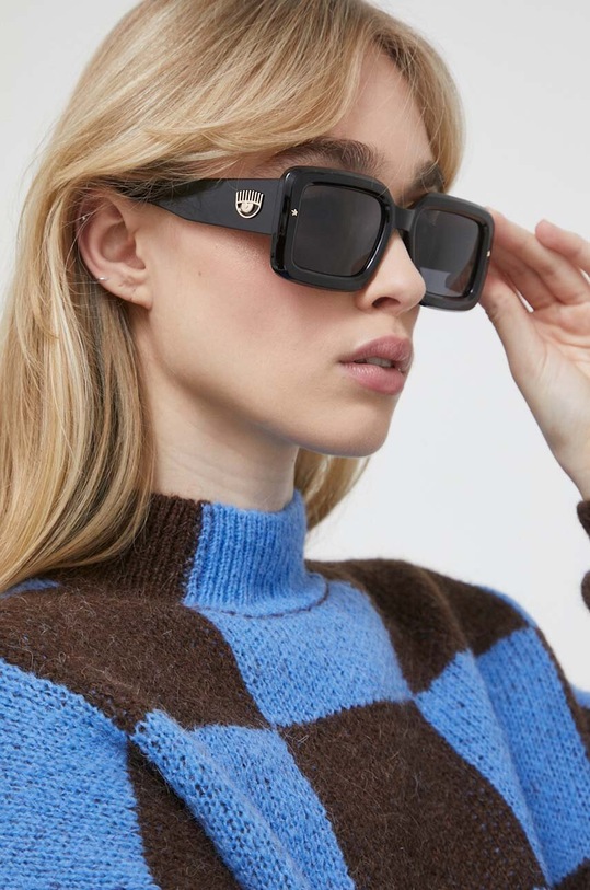 Chiara Ferragni okulary przeciwsłoneczne jednolita czarny CF.7022/S