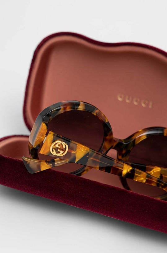 Sluneční brýle Gucci hnědá GG1256S