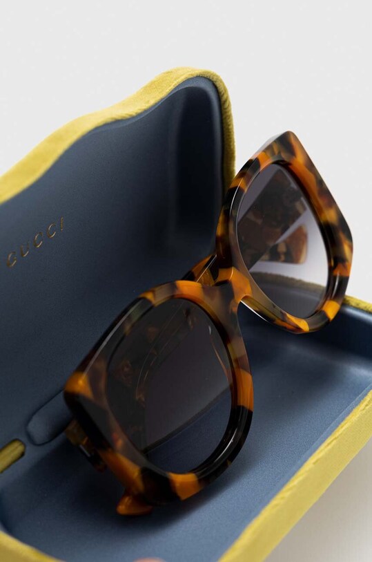 Sluneční brýle Gucci hnědá GG1257S