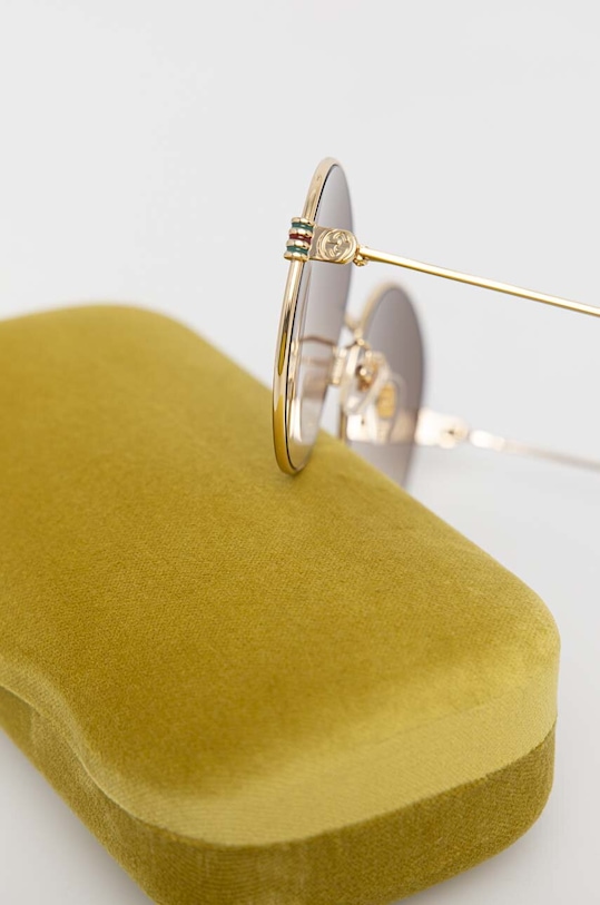 Gucci okulary przeciwsłoneczne złoty GG1281SK