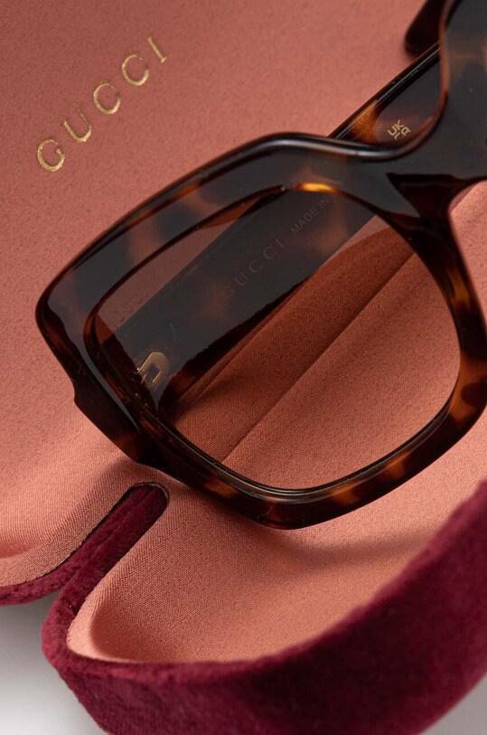 Γυαλιά ηλίου Gucci GG1337S καφέ