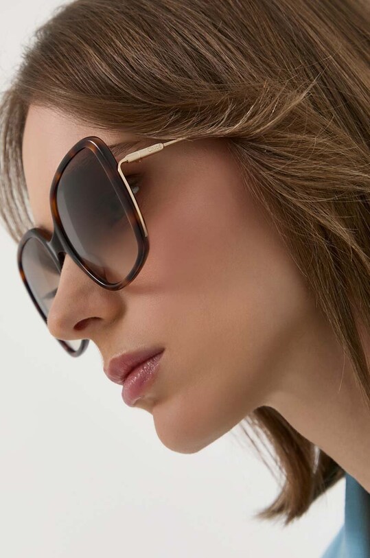 Chloé ochelari de soare CH0173S maro