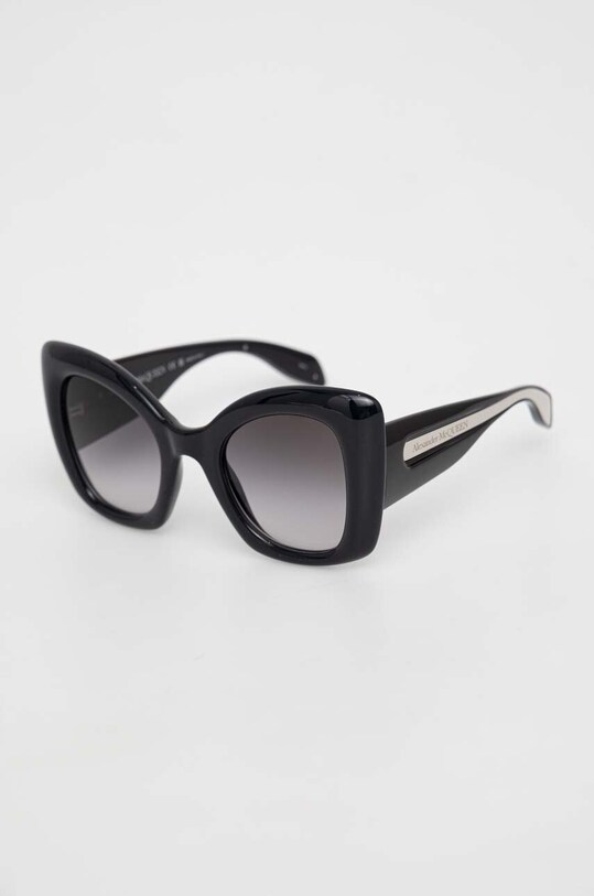 Γυαλιά ηλίου Alexander McQueen AM0402S μαύρο AA00