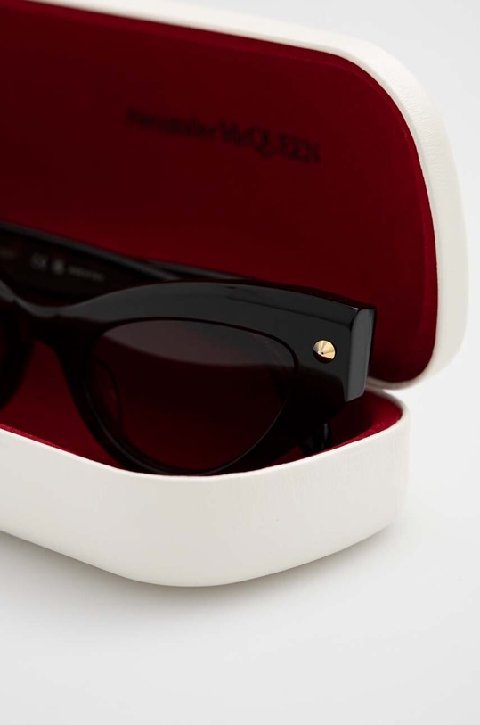 Alexander McQueen okulary przeciwsłoneczne brązowy AM0407S