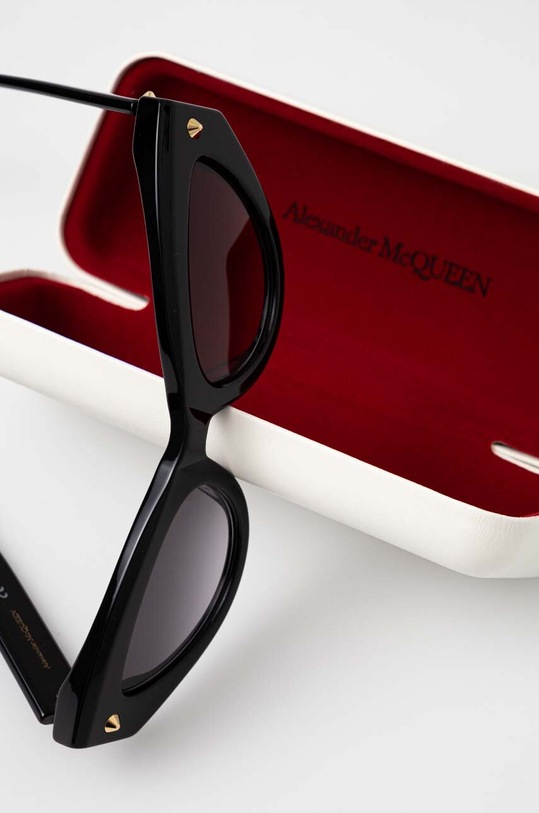 Alexander McQueen okulary przeciwsłoneczne czarny AM0407S