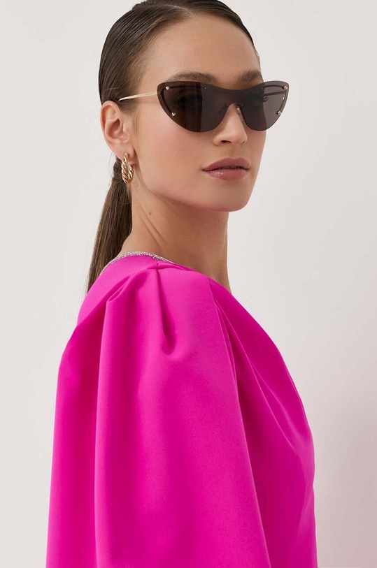 Сонцезахисні окуляри Alexander McQueen AM0413S AM0413S золотий