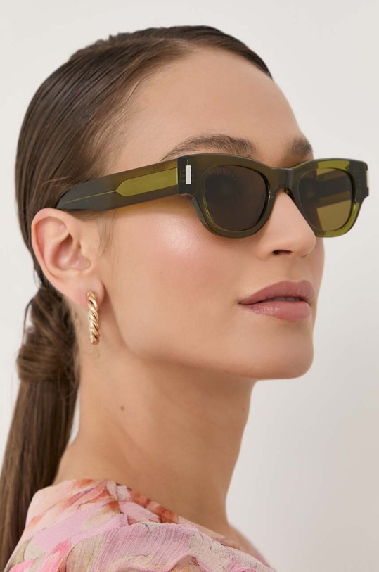 Saint Laurent okulary przeciwsłoneczne SL.573 zielony
